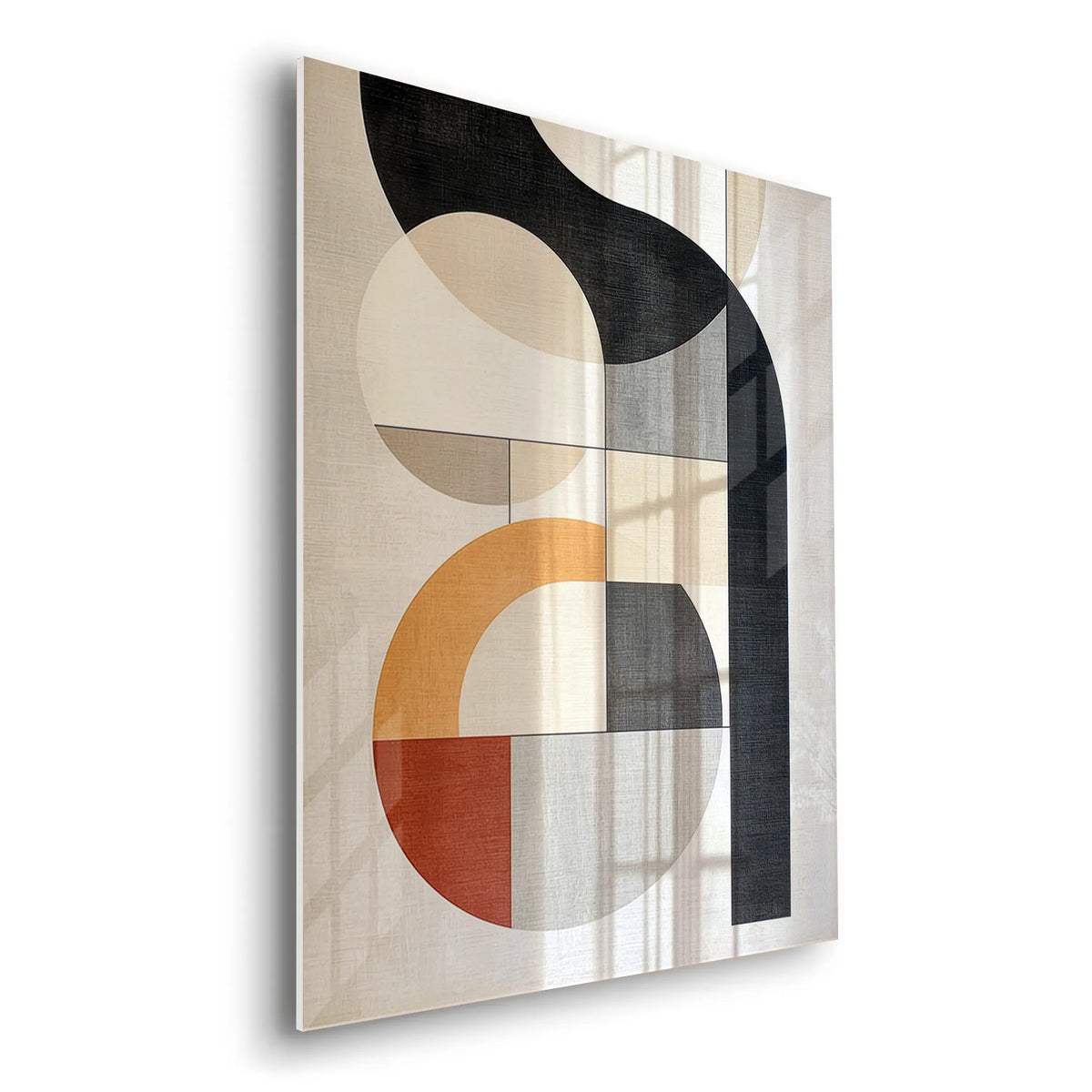 Structured Harmony - Acrylic - Jasmineart.ae