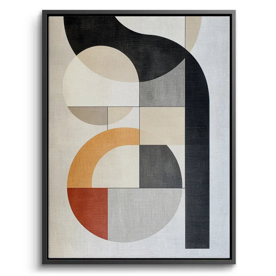 Structured Harmony - canvas - Jasmineart.ae