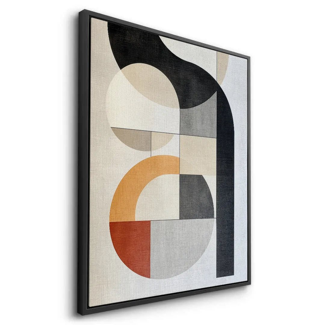 Structured Harmony - canvas - Jasmineart.ae