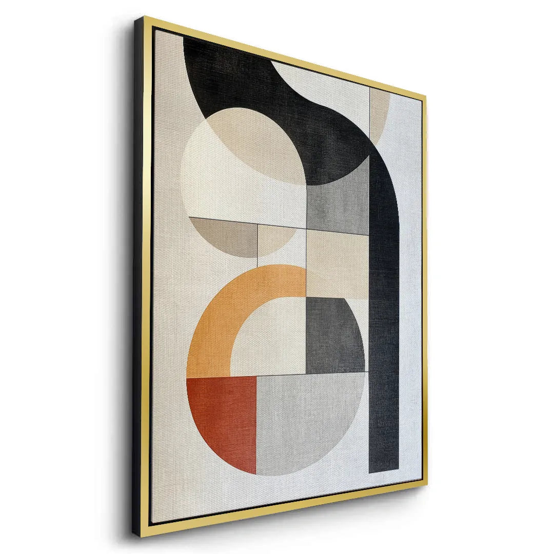 Structured Harmony - canvas - Jasmineart.ae