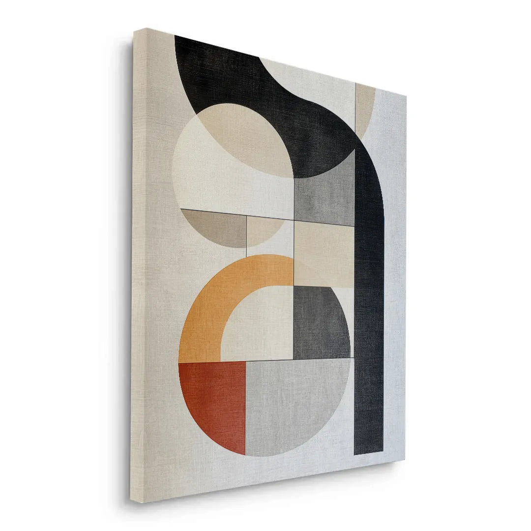 Structured Harmony - canvas - Jasmineart.ae