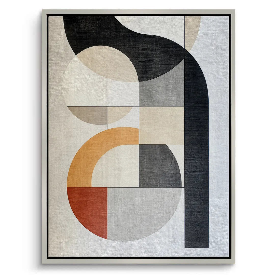 Structured Harmony - canvas - Jasmineart.ae