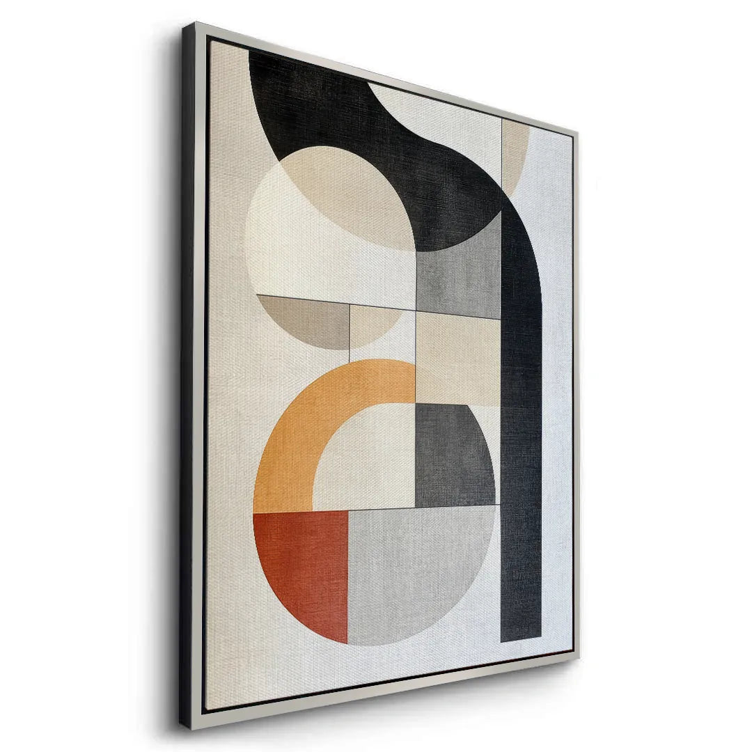 Structured Harmony - canvas - Jasmineart.ae