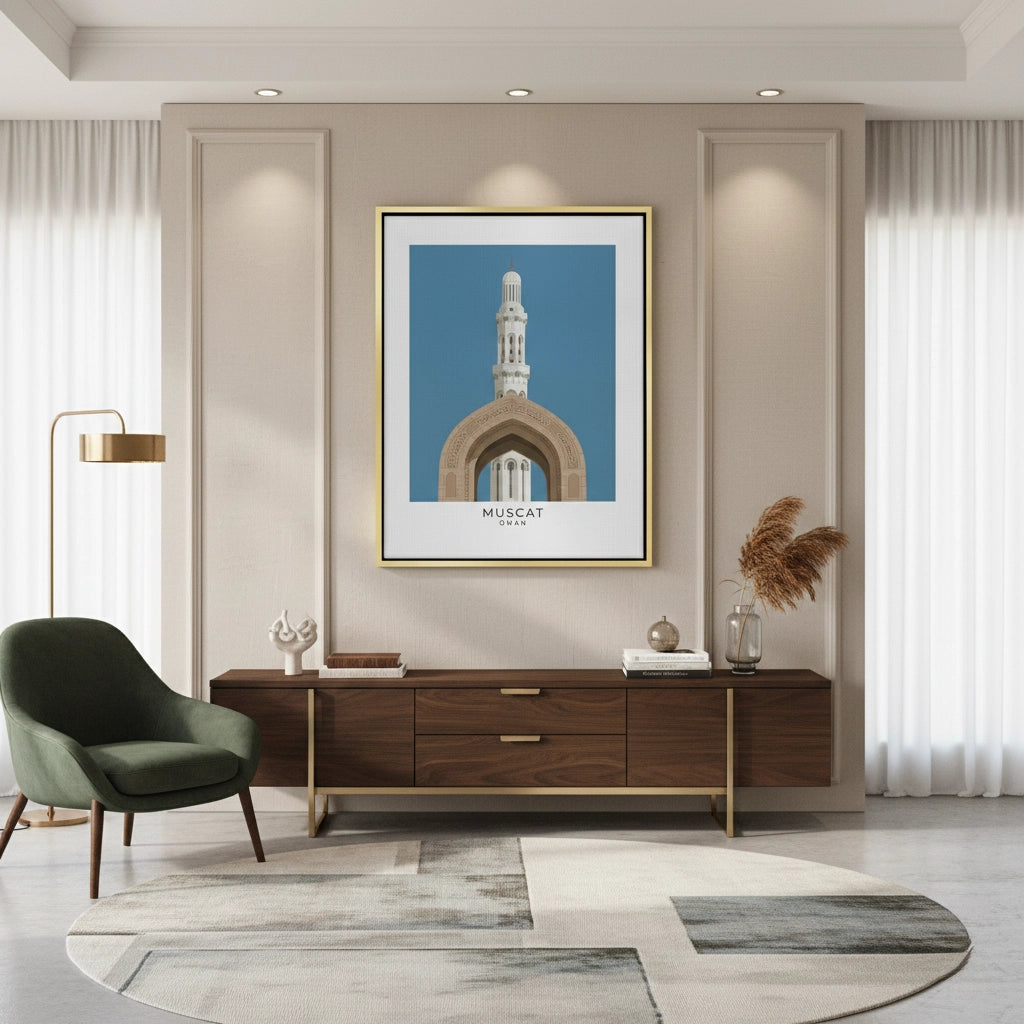 2Sultan Qaboos Grand Mosque - Canvas