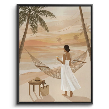 Sunset Beach Hammock - Canvas