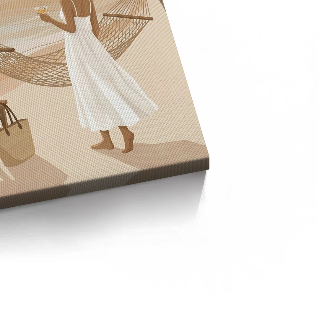 2Sunset Beach Hammock - Canvas