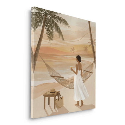 Sunset Beach Hammock - Canvas