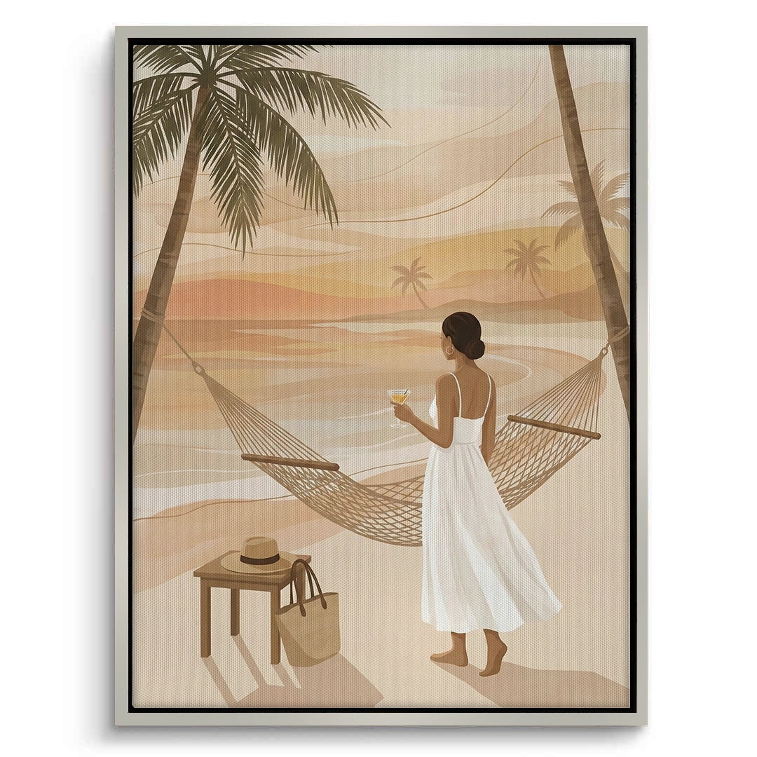 2Sunset Beach Hammock - Canvas