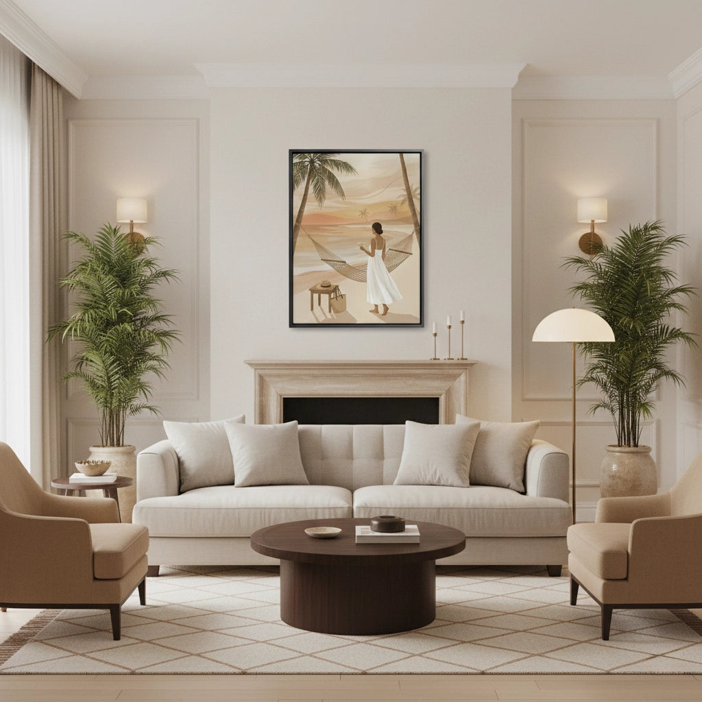 2Sunset Beach Hammock - Canvas