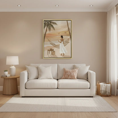 Sunset Beach Hammock - Canvas