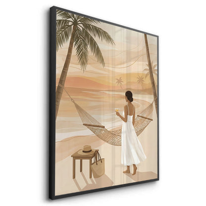 Sunset Beach Hammock - Fine Art