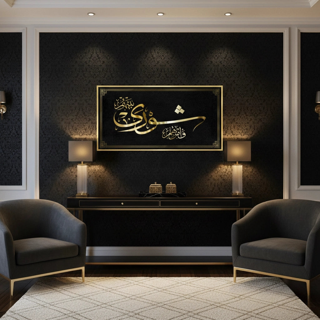 Surah Ash-Shura 42-38 - Canvas