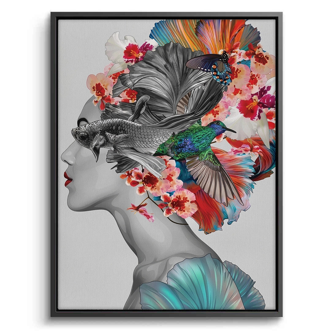 2Surreal Bloom - Canvas