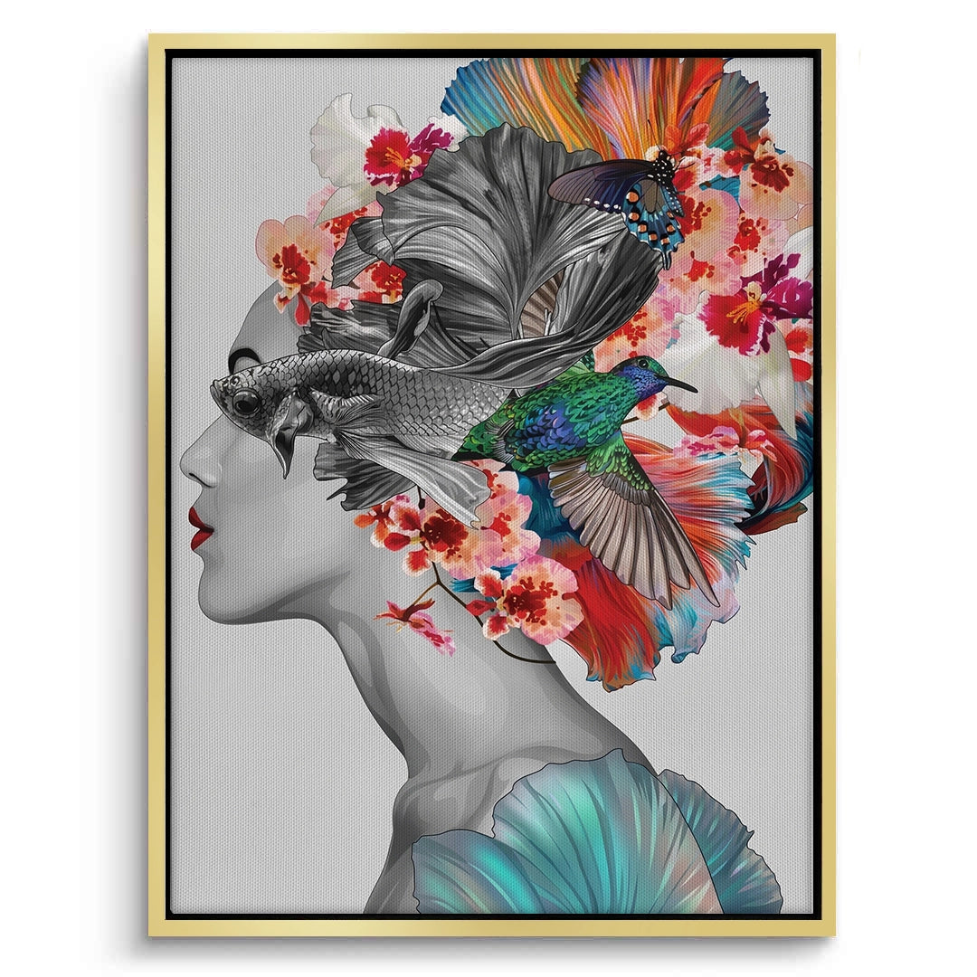 2Surreal Bloom - Canvas