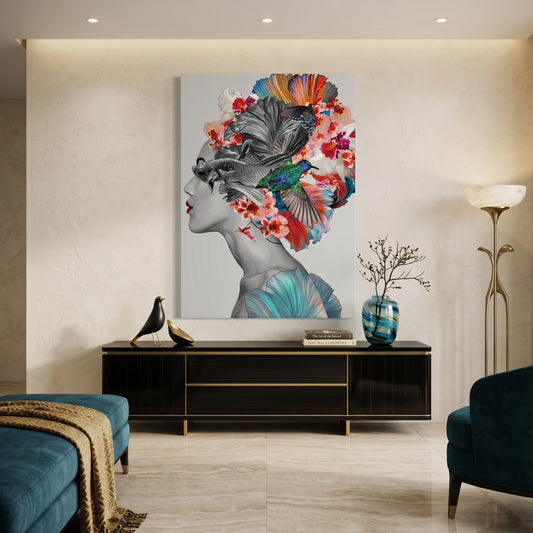 Surreal Bloom - Canvas