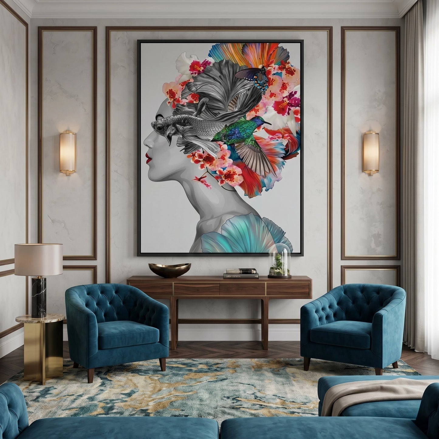 2Surreal Bloom - Canvas