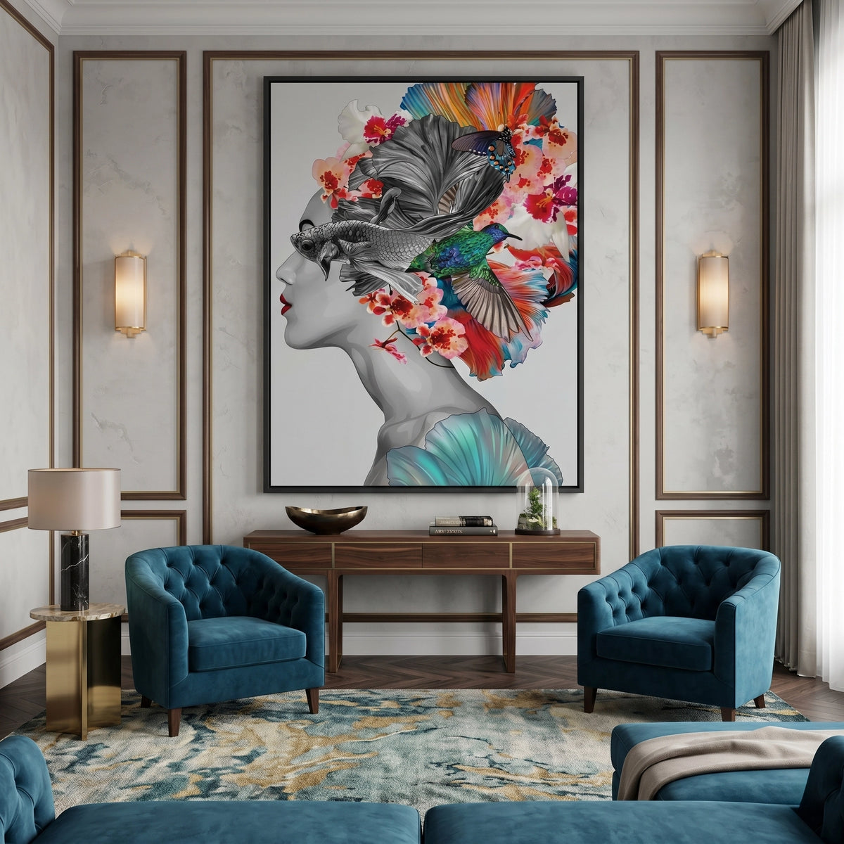 Surreal Bloom - Canvas
