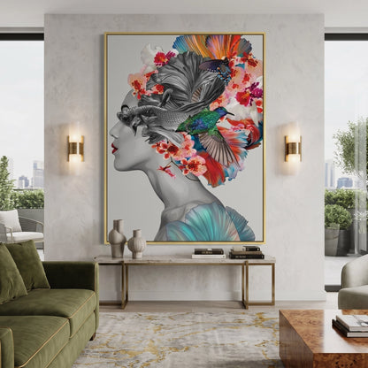Surreal Bloom - Canvas