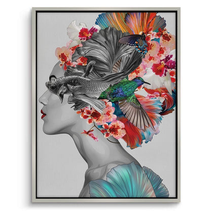 Surreal Bloom - Canvas