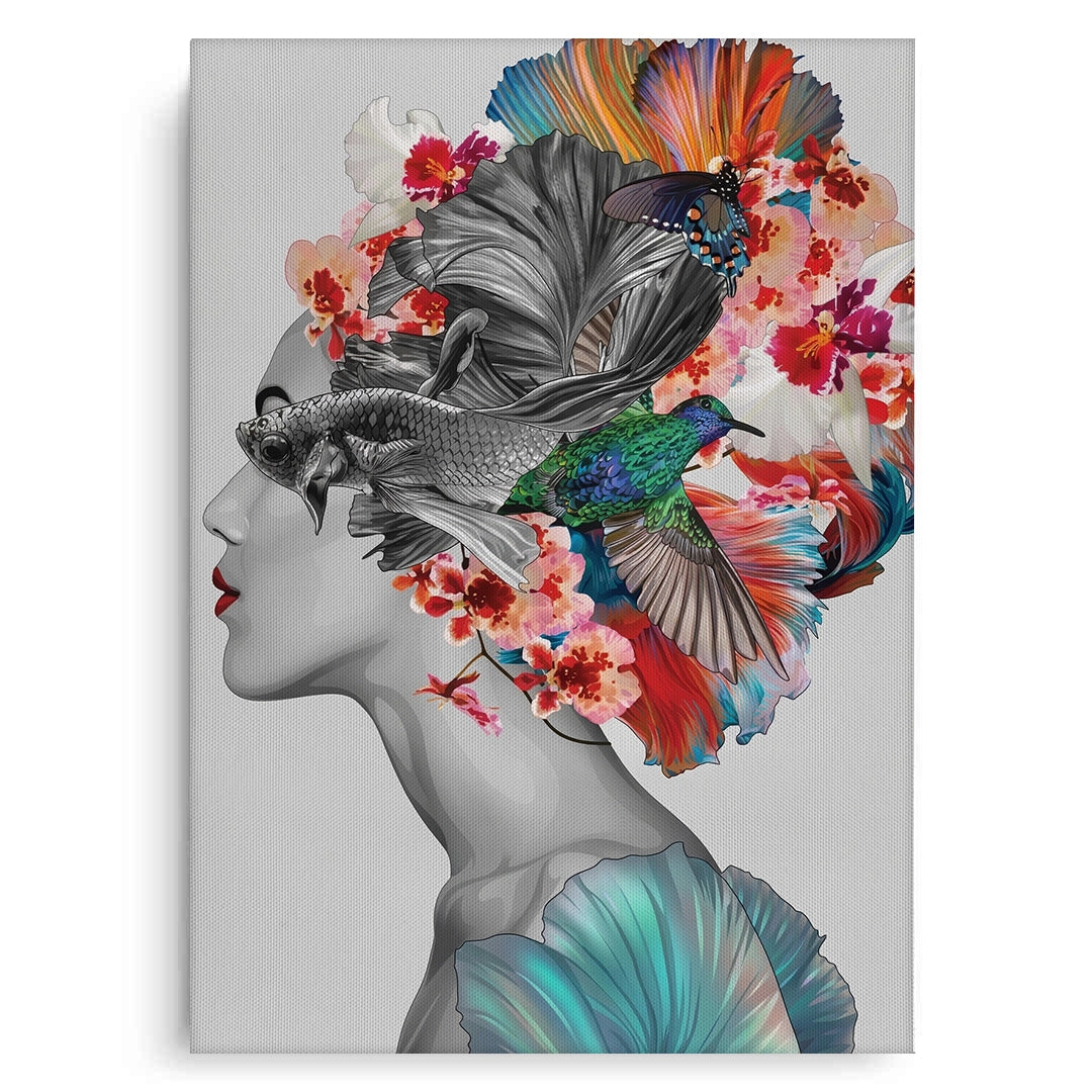 2Surreal Bloom - Canvas