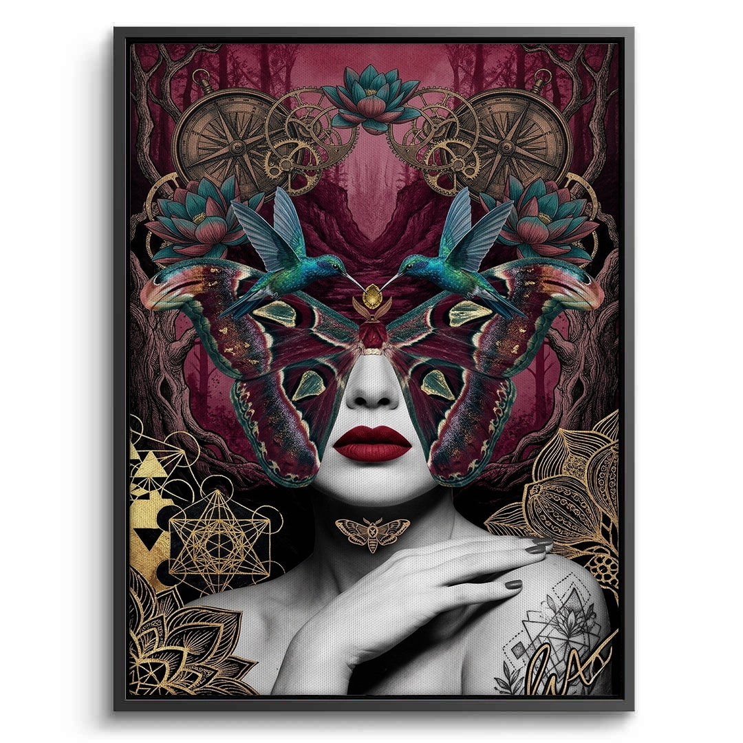 2Surreal Butterfly Woman - Canvas