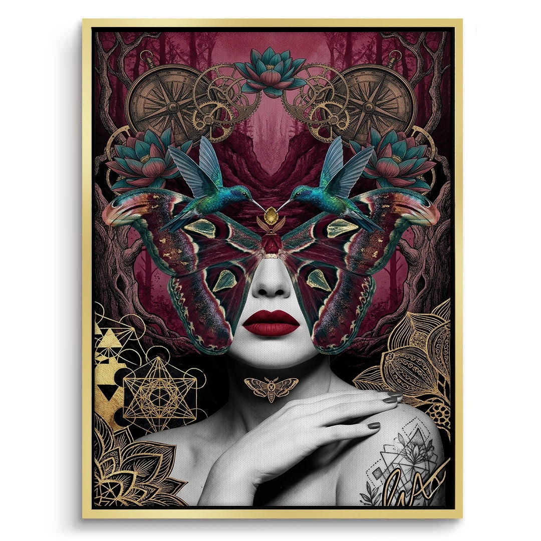 2Surreal Butterfly Woman - Canvas
