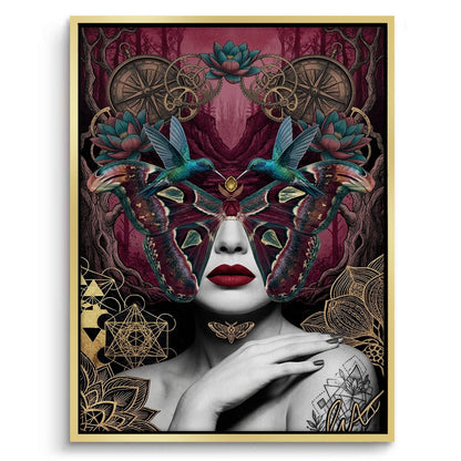 Surreal Butterfly Woman - Canvas