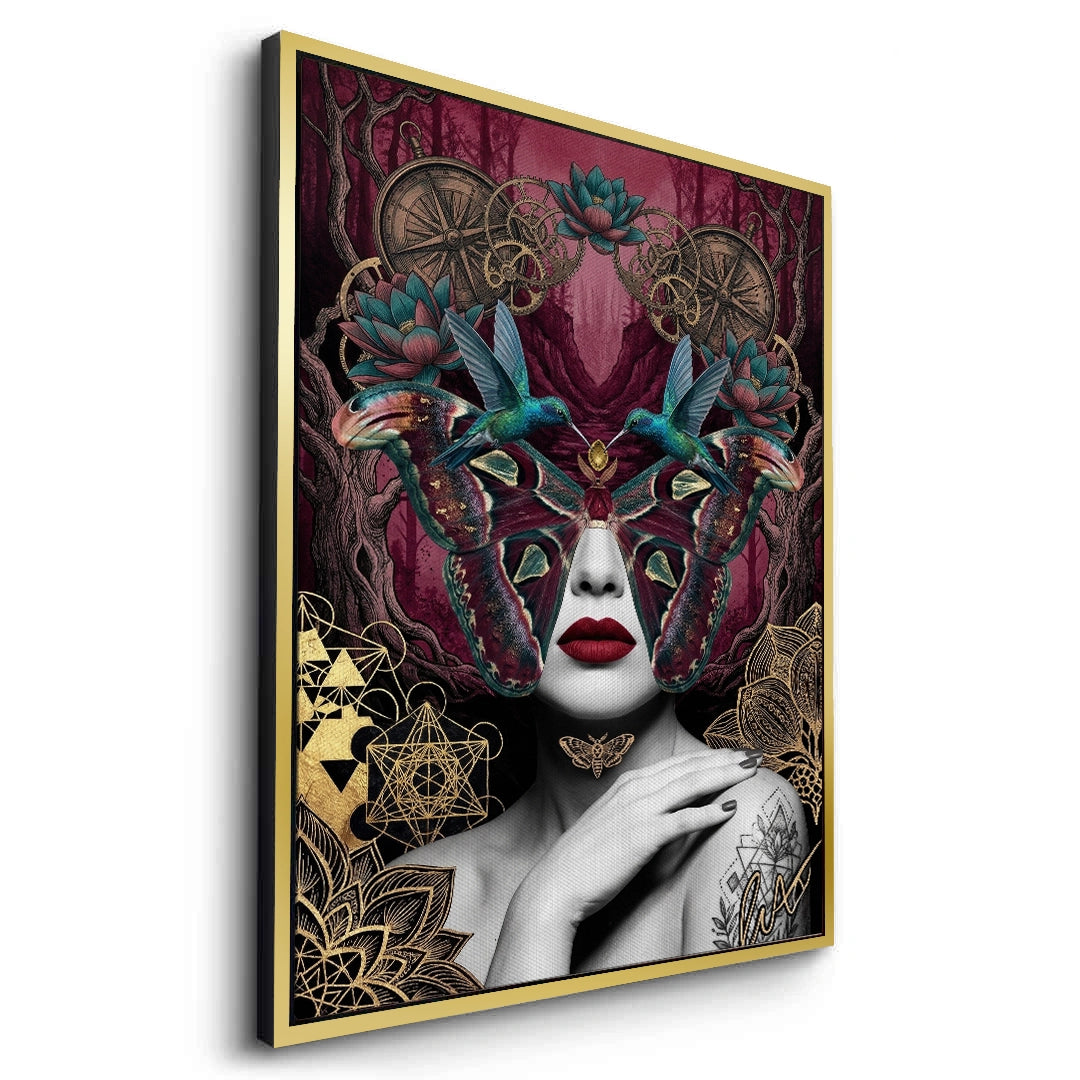 2Surreal Butterfly Woman - Canvas