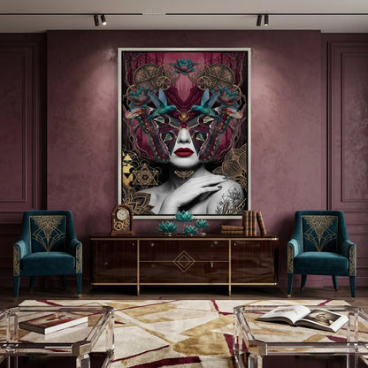 Surreal Butterfly Woman - Canvas