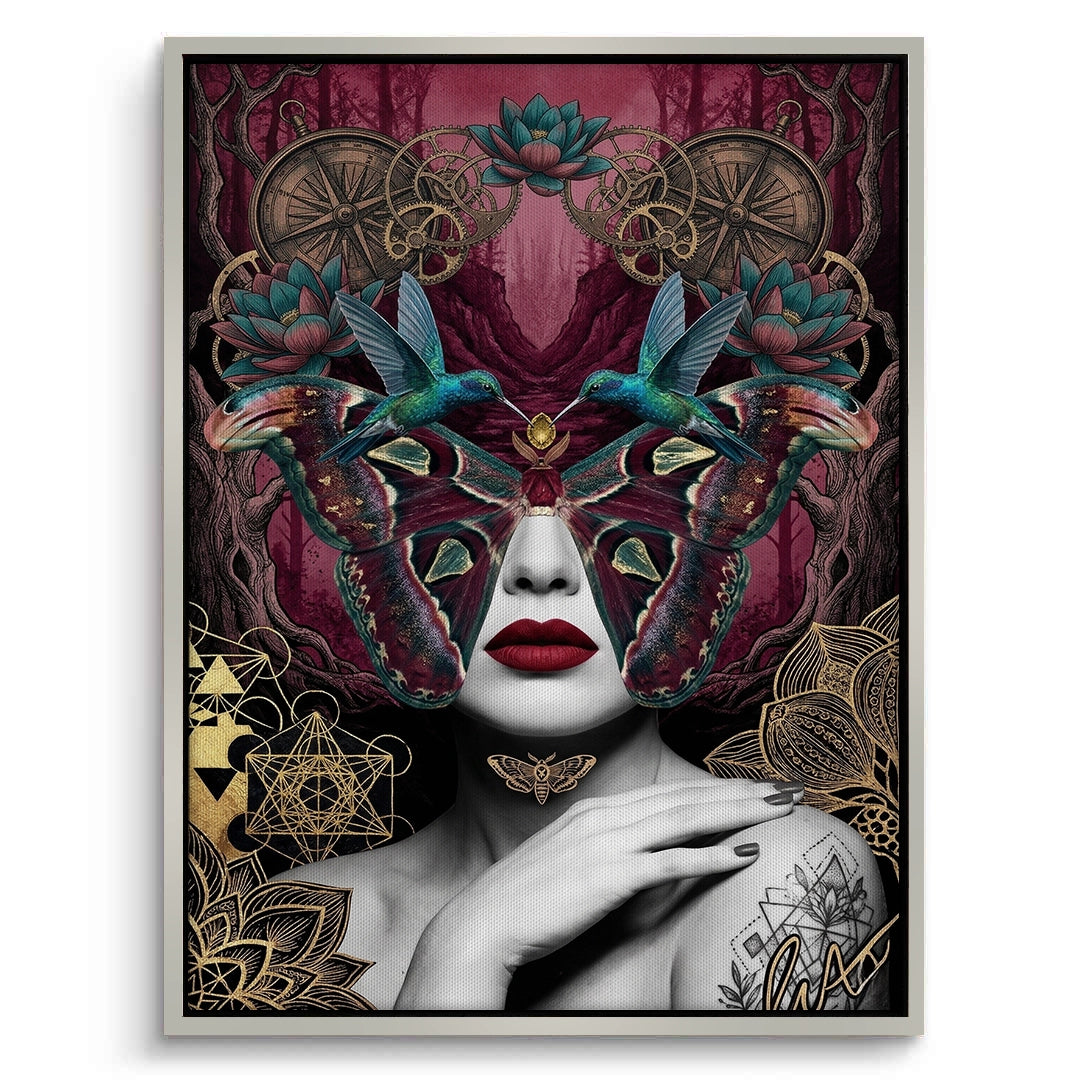 2Surreal Butterfly Woman - Canvas