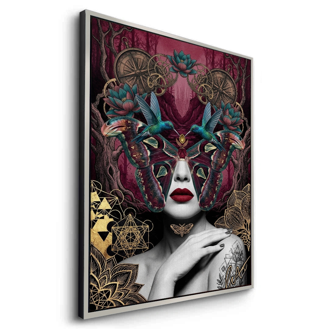 2Surreal Butterfly Woman - Canvas