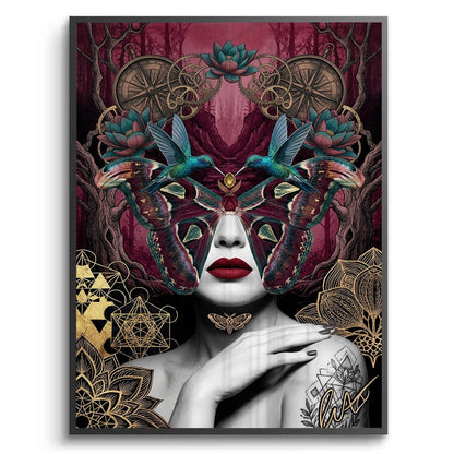 Surreal Butterfly Woman - Fine Art