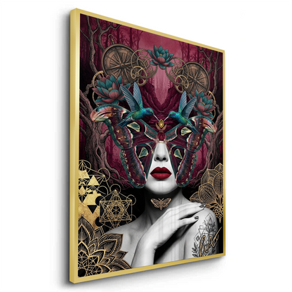 Surreal Butterfly Woman - Fine Art