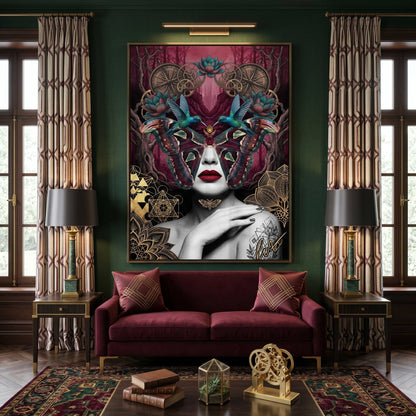 Surreal Butterfly Woman - Fine Art