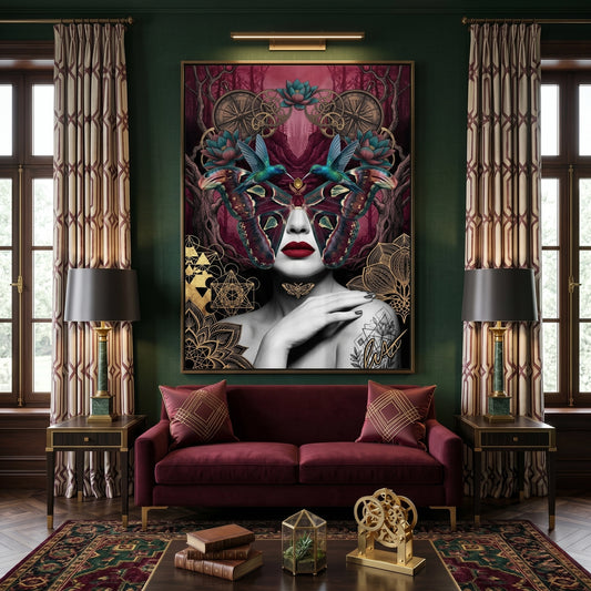 Surreal Butterfly Woman - Fine Art
