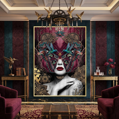 Surreal Butterfly Woman - Fine Art