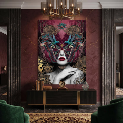 Surreal Butterfly Woman - Canvas