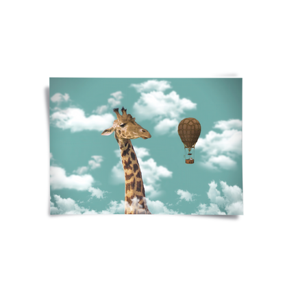 Surreal Giraffe - Poster