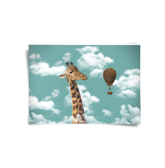 Surreal Giraffe - Poster
