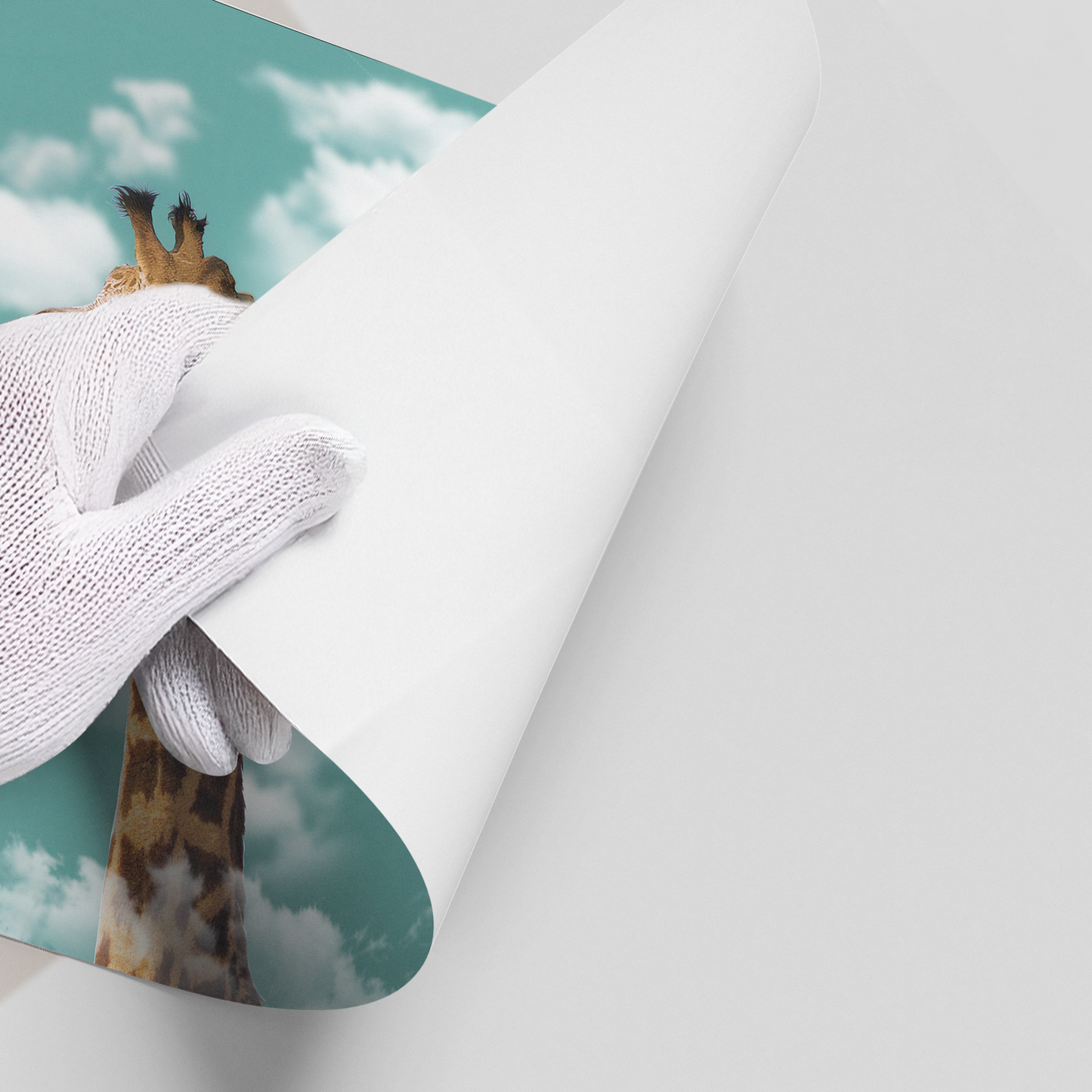 2Surreal Giraffe - Poster