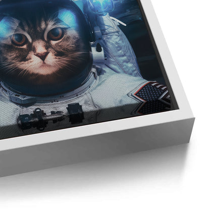 Surreal Kitty in Space - Canvas