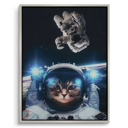 Surreal Kitty in Space - Canvas