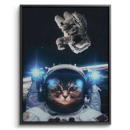 Surreal Kitty in Space - Canvas