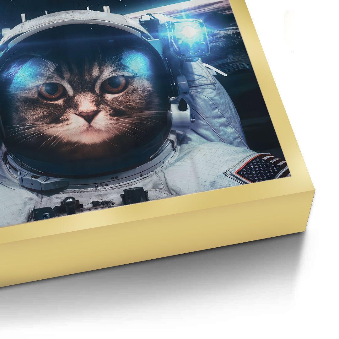 2Surreal Kitty in Space - Fine Art