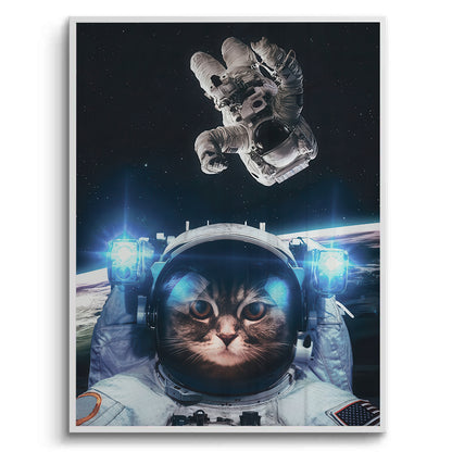 Surreal Kitty in Space - Fine Art
