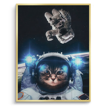 Surreal Kitty in Space - Fine Art