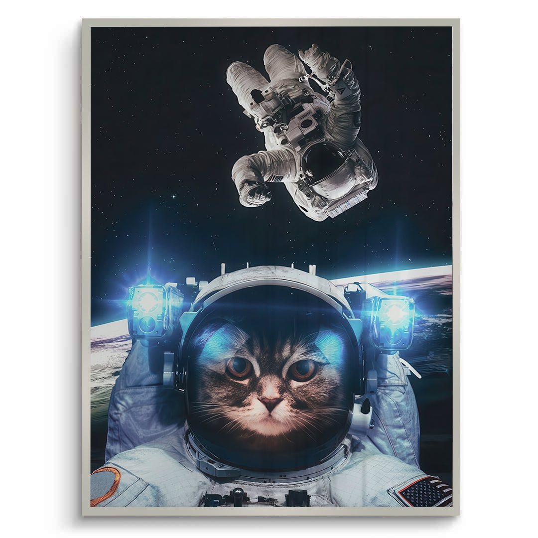2Surreal Kitty in Space - Fine Art