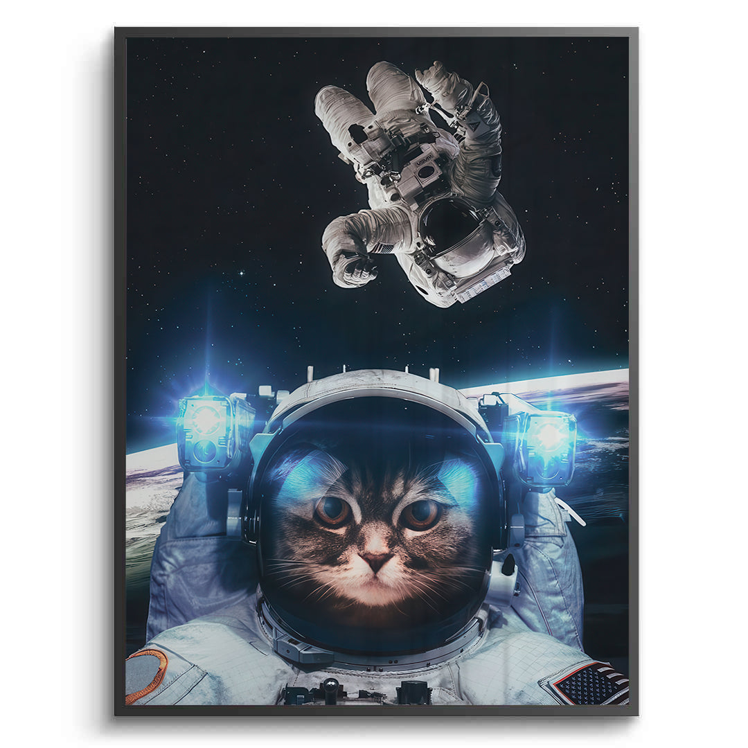 2Surreal Kitty in Space - Fine Art