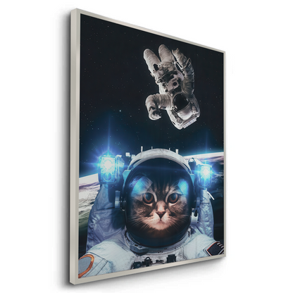 Surreal Kitty in Space - Fine Art