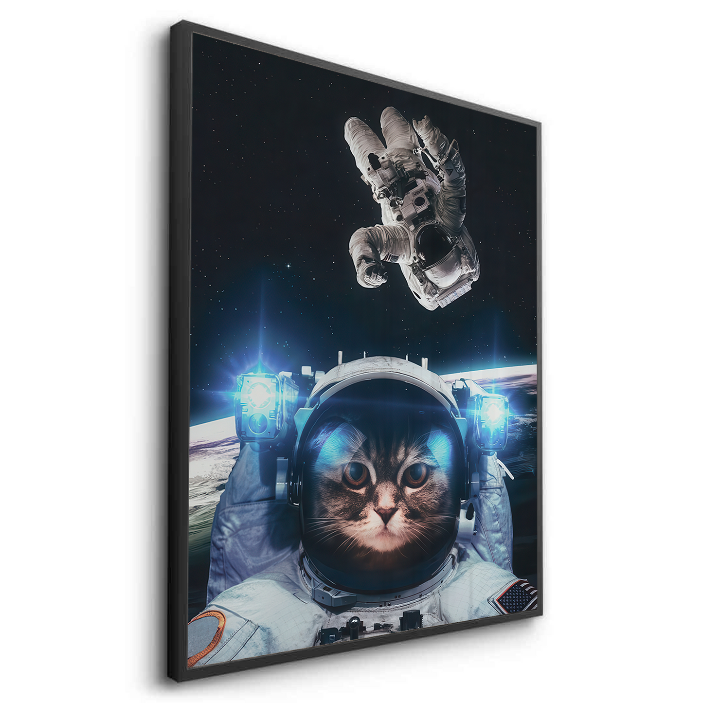 2Surreal Kitty in Space - Fine Art